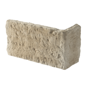 Élément d’angle en pierre reconstituée Angles MEULIERE ocre naturel ORSOL pour parement mural