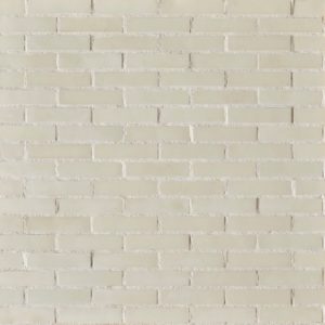 BRIQUE Chromatik ton ivoire en plaquette de parement à texture lisse pour mur intérieur