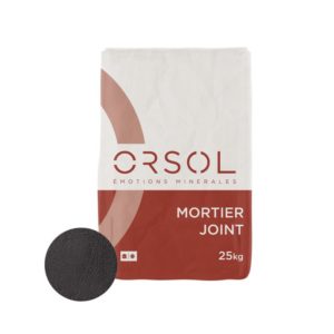 Mortier joint ton noir