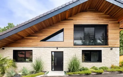 La mixité des parements de façades