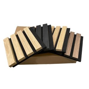 Échantillon Panneau Classic Chêne (MDF marron clair) sur feutre noir