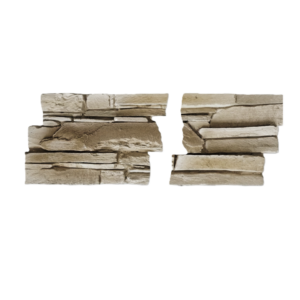 Angles STRATA beige nuancé ORSOL – pierre d’angle en deux éléments pour parement mural