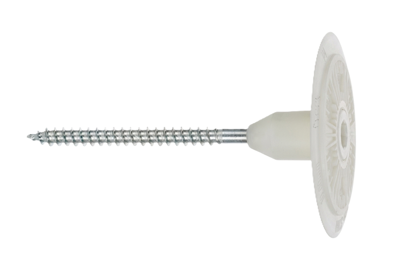 Panneaux fibre de bois fixés avec cheville STR HE sur support bois