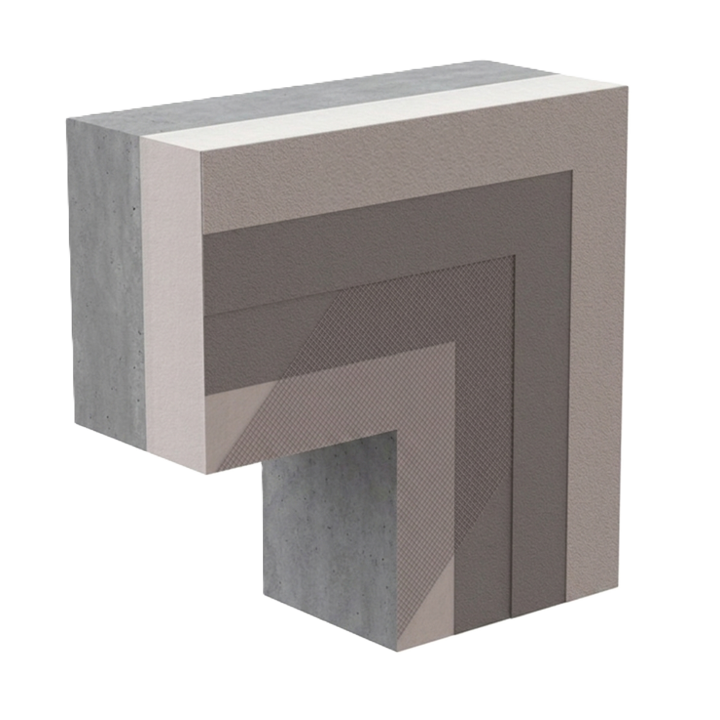 Renfort d’angle en fibre de verre pour embrasure ITE