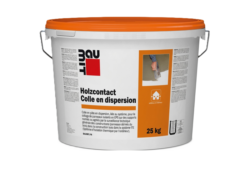 Seau de Holzcontact pour le collage de panneaux isolants Openterm 031 en système ITE