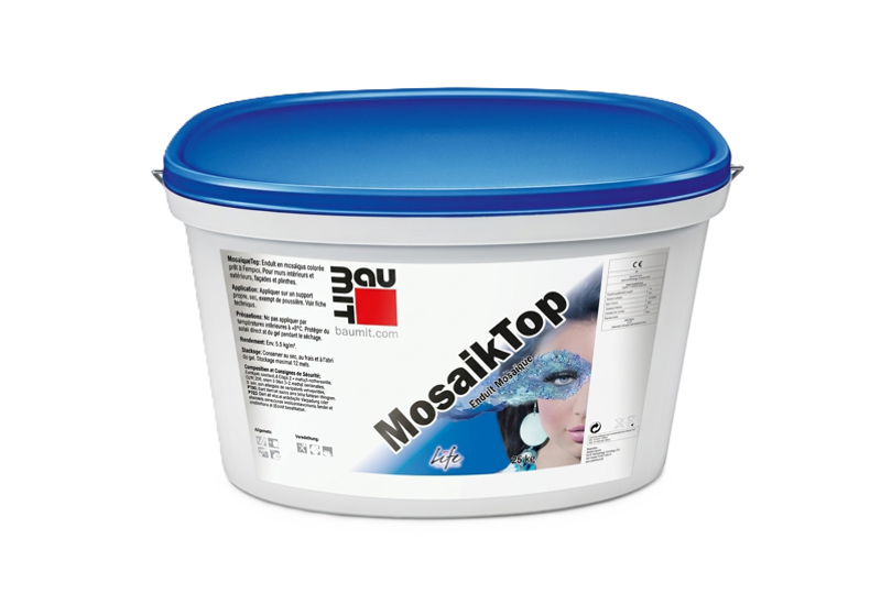 Sceau Baumit MosaikTop pour finition du système ITE OpenTherm 032