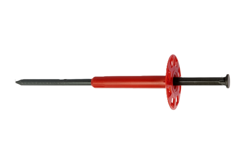 Cheville Baumit NTK avec clou acier pour fixation de panneaux isolants en ITE