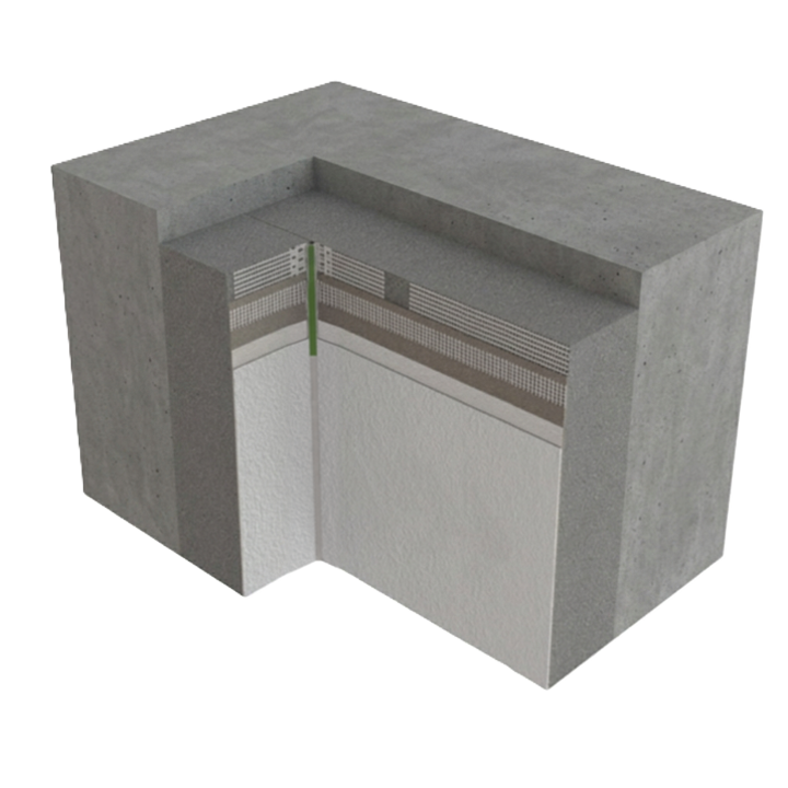 OrpaFix cornière entoilée pour angle entrant des profilés ITE